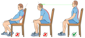 posture, sitting, ergonomics, back pain